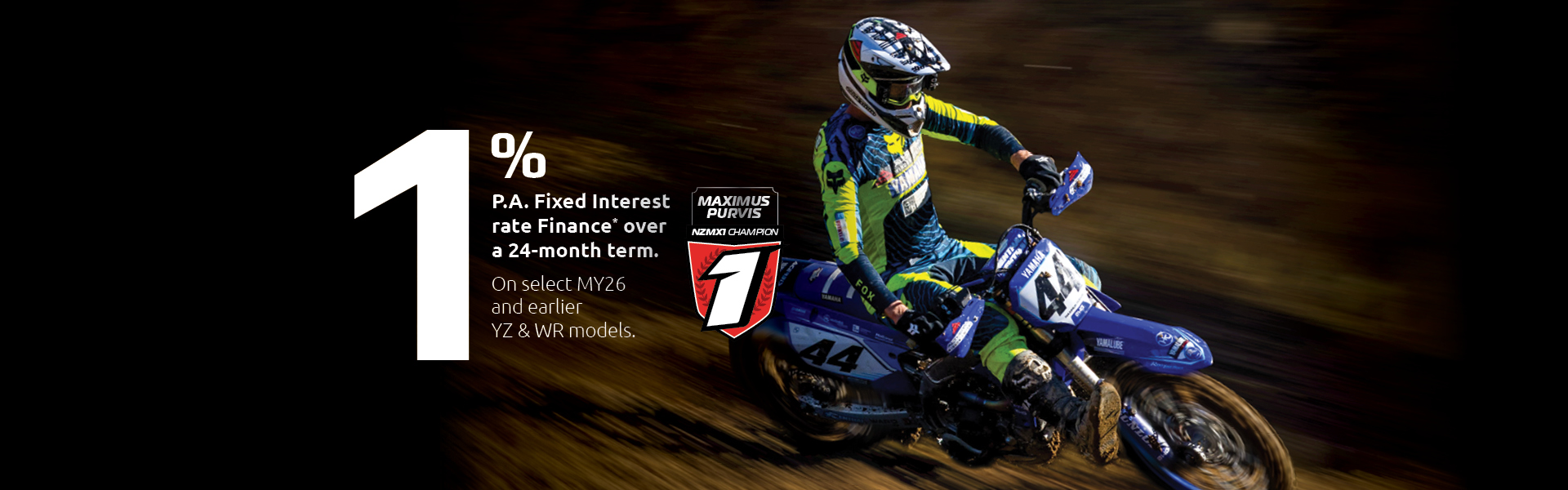 MY26 YZ/WR 1% Finance