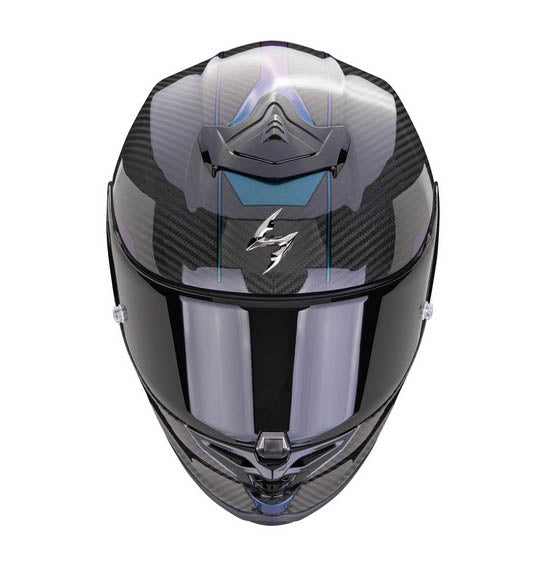 Scorpion EXO-R1 EVO CARBON AIR RALLY - Black/Chameleon