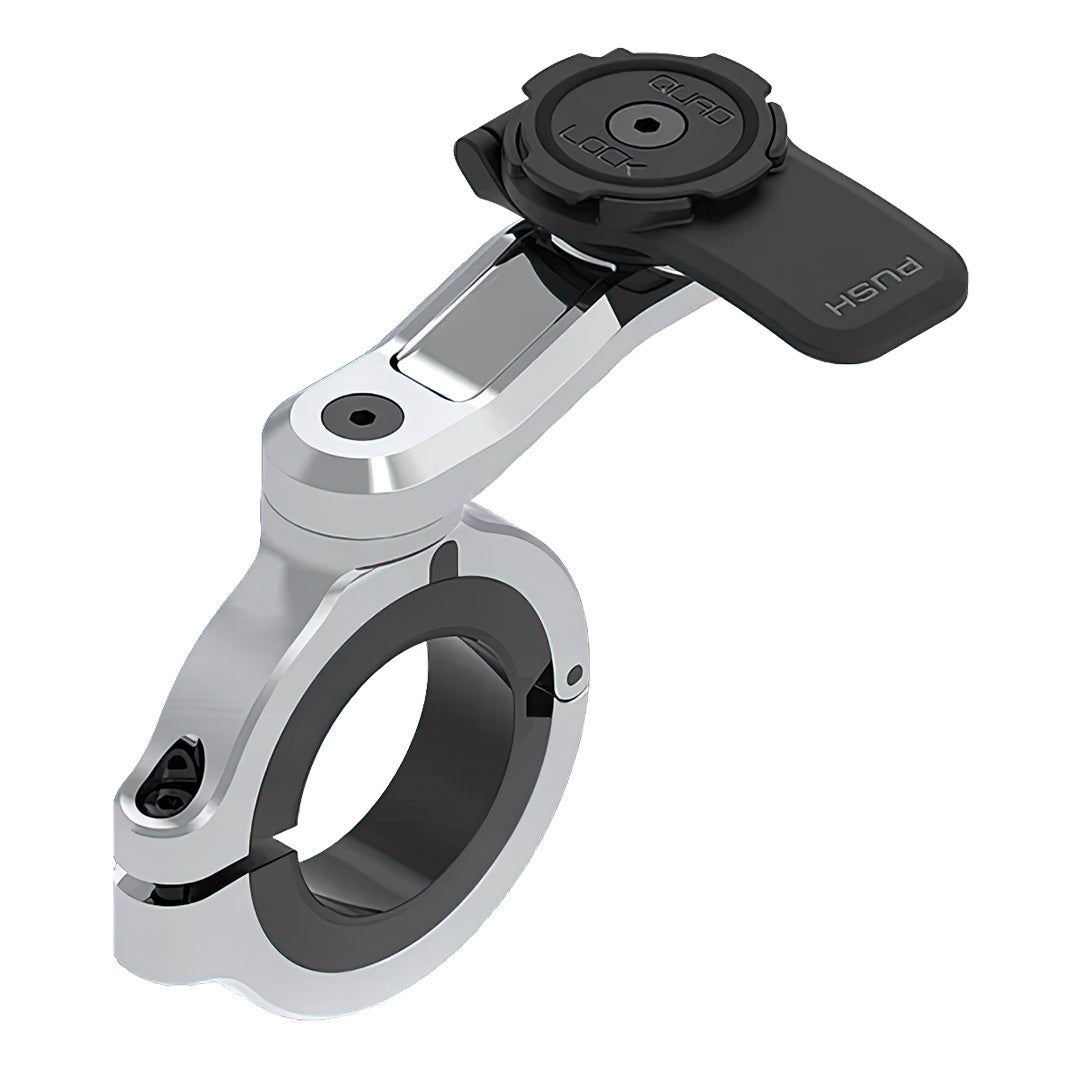 Quad Lock Handlebar Mount PRO Chrome plated - Large bar sizing